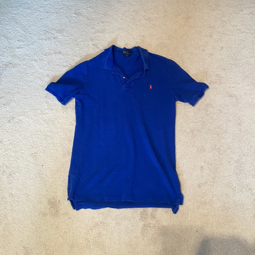 Blue Polo collared shirt